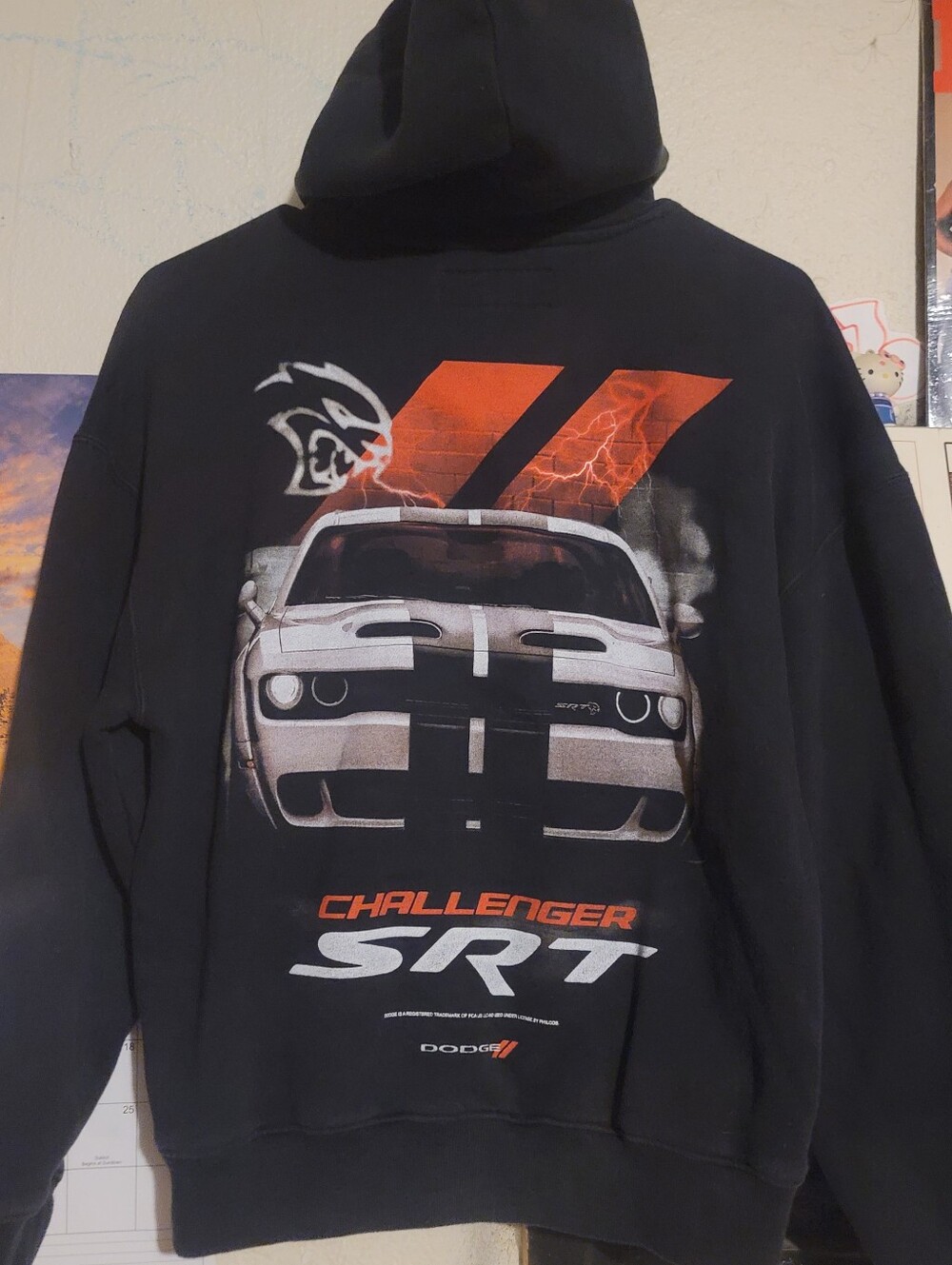 Challenger SRT Black Pullover Hoodie